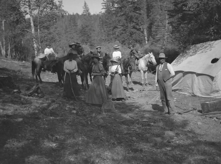 Weston family camping in central Utah