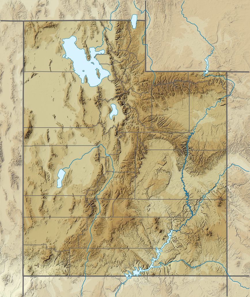 Utah Relief Map Utah Relief Map